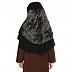 Instant Ready-to-wear Hijab - Black Print